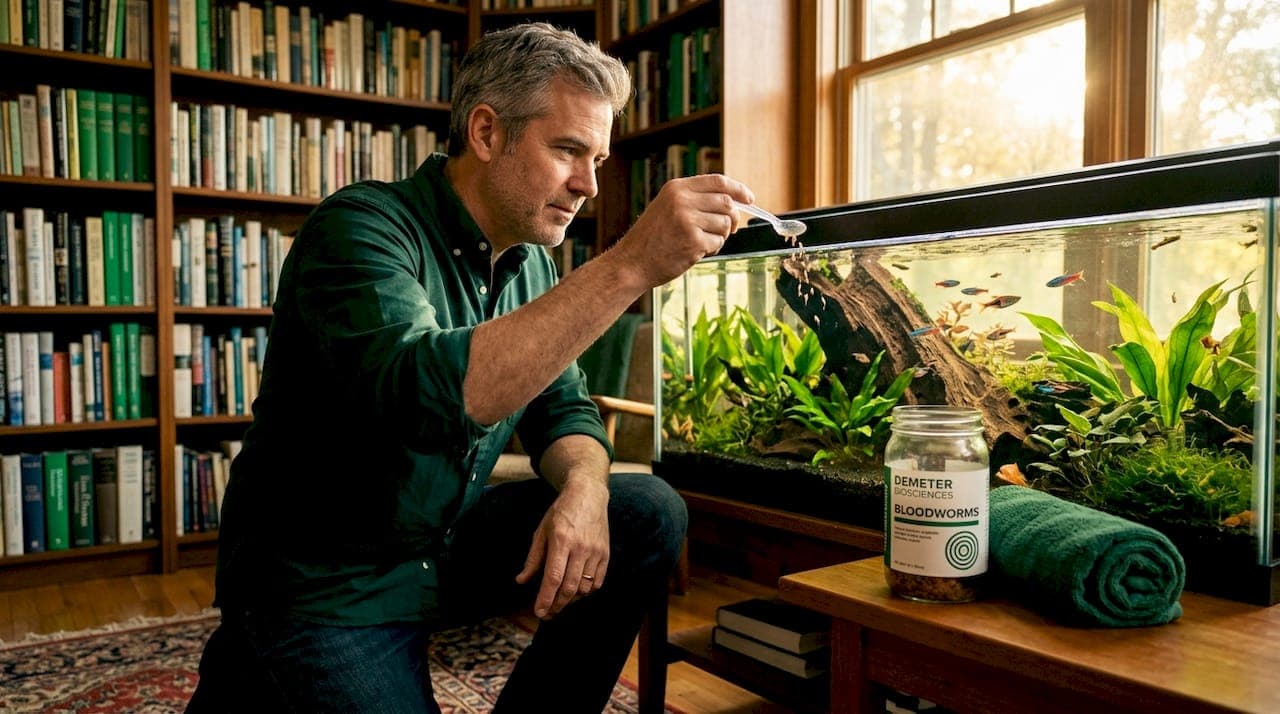 How to choose live food for freshwater fish