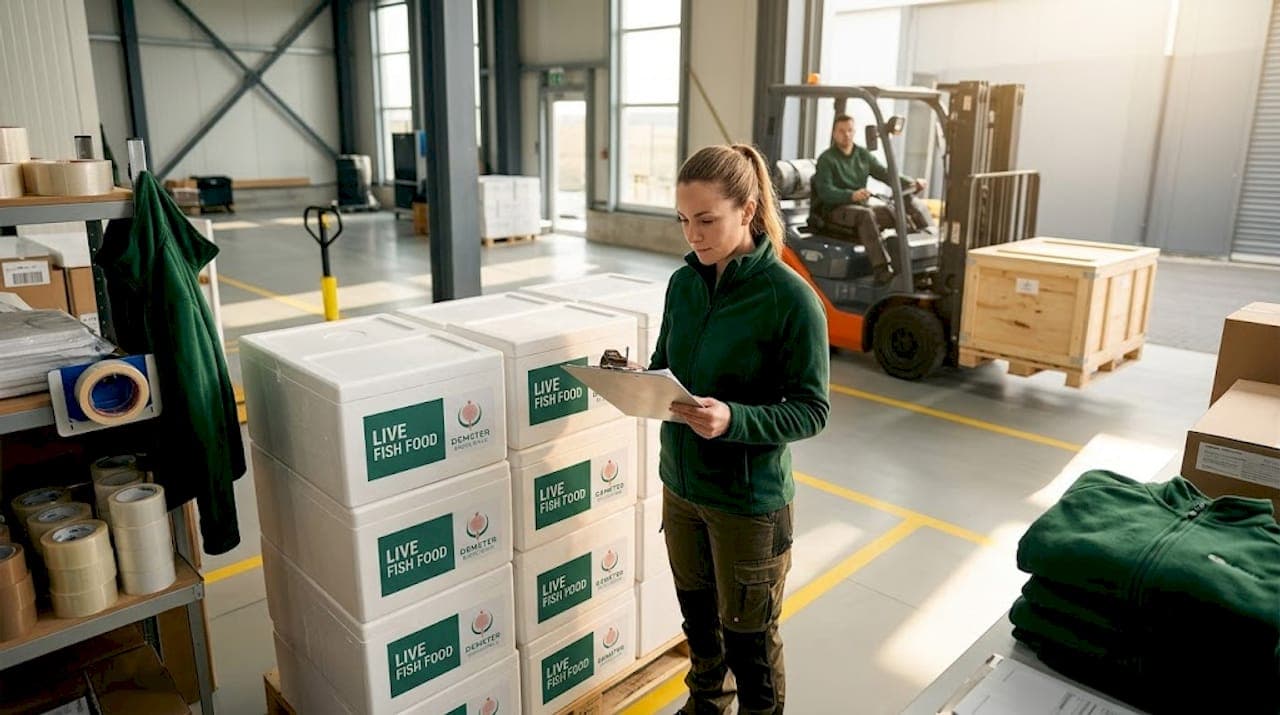 How Live Fish Food Delivery Logistics Works