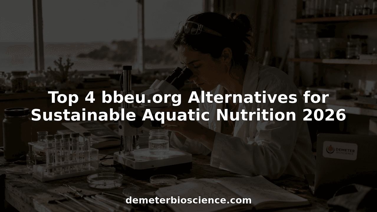 Top 4 bbeu.org Alternatives for Sustainable Aquatic Nutrition 2026